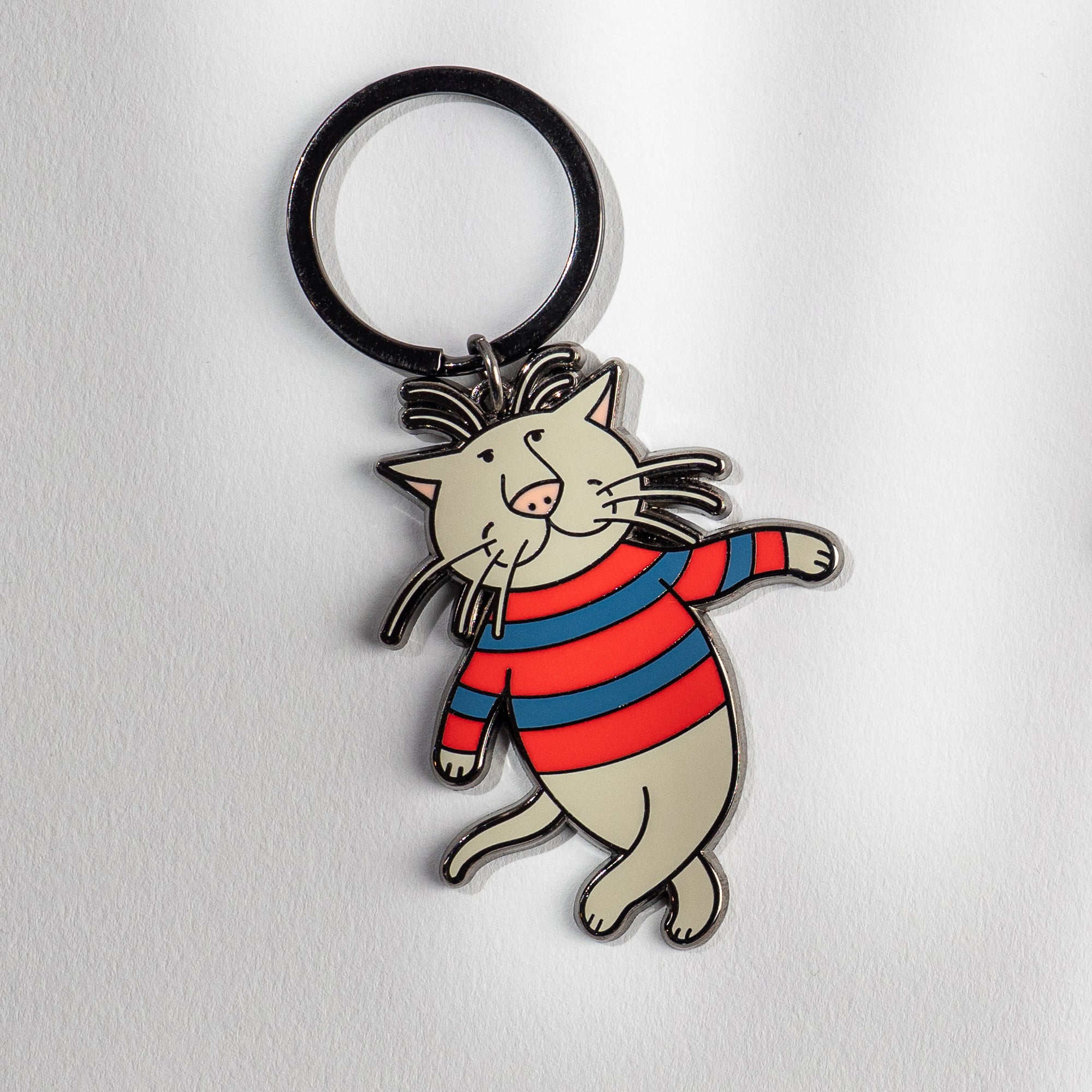 Edward Gorey Sweater Cat Keychain – Collectable Cities