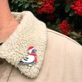 Winter Pigeon Pin