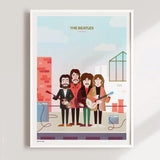 The Beatles A3 Risograph Print