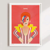 Bowie A3 Risograph Print