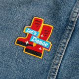 Let's Dance Embroidered, Iron-on Patch