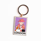 Queen & Corgi Keyring