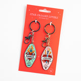 Romeo + Juliet Keyring Set