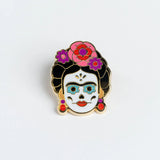 Frida Día de Muertos Pin