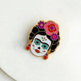 Frida Día de Muertos Pin