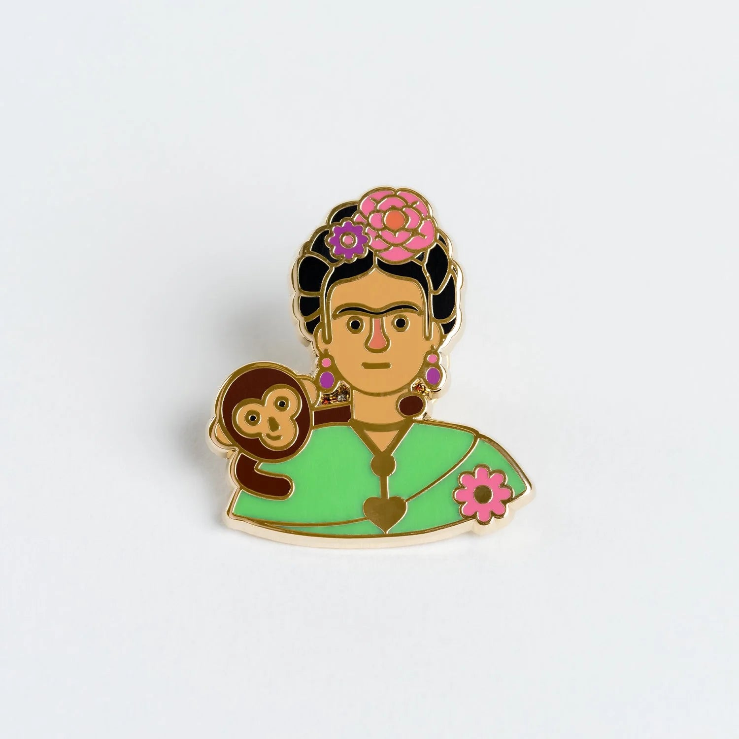 Frida with Monkey Pin – Collectable Cities