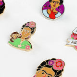 Frida with Monkey Pin