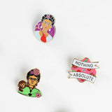 Frida Self-Portrait Pin