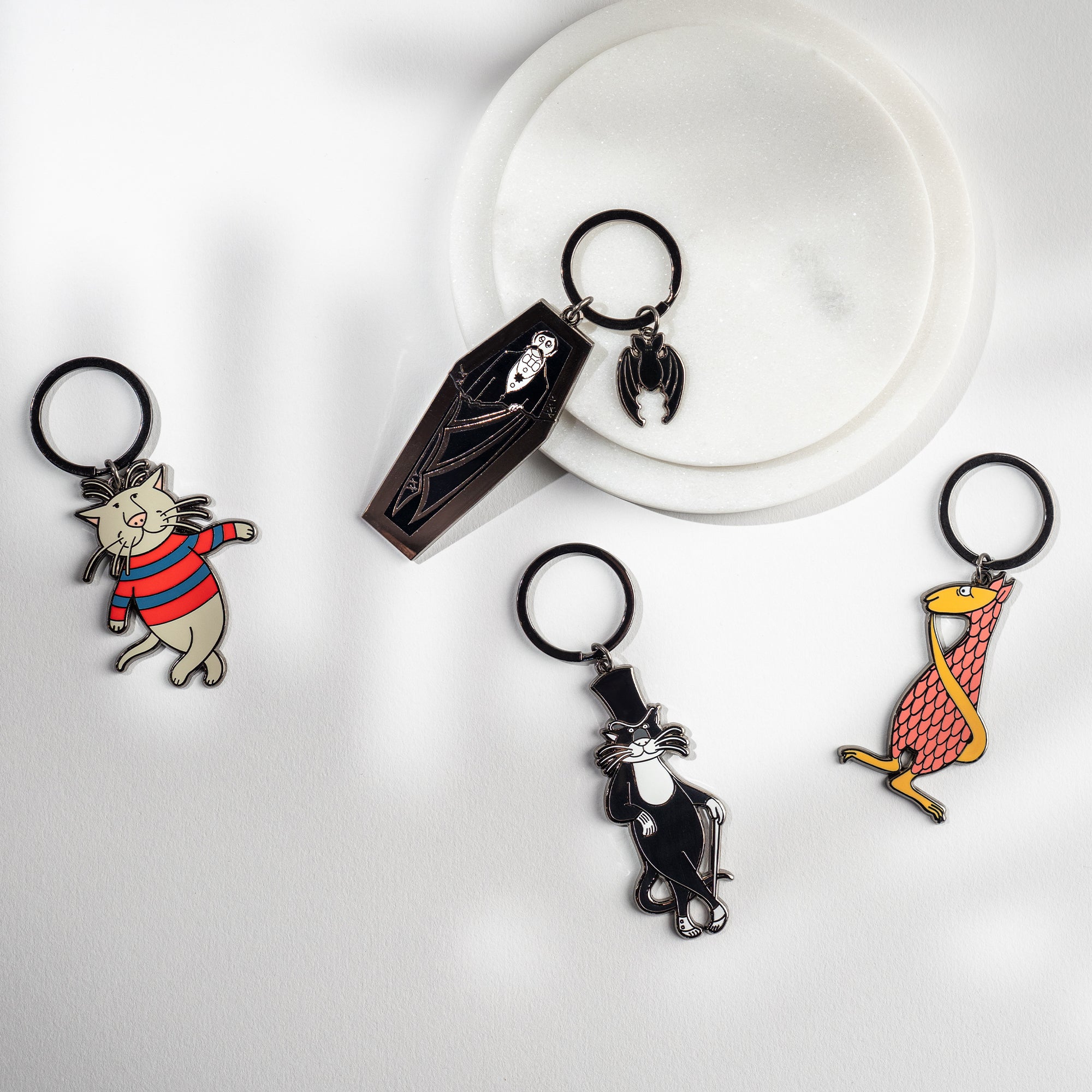 vampetitDoctor Who Foil　2個 Edward Gorey Fantod Keychain – Collectable Cities