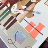 The Beatles A3 Risograph Print
