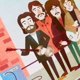 The Beatles A3 Risograph Print