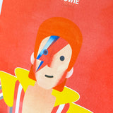 Bowie A3 Risograph Print
