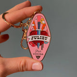 Romeo + Juliet Keyring Set