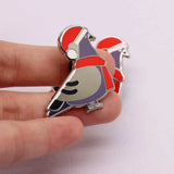 Winter Pigeon Pin