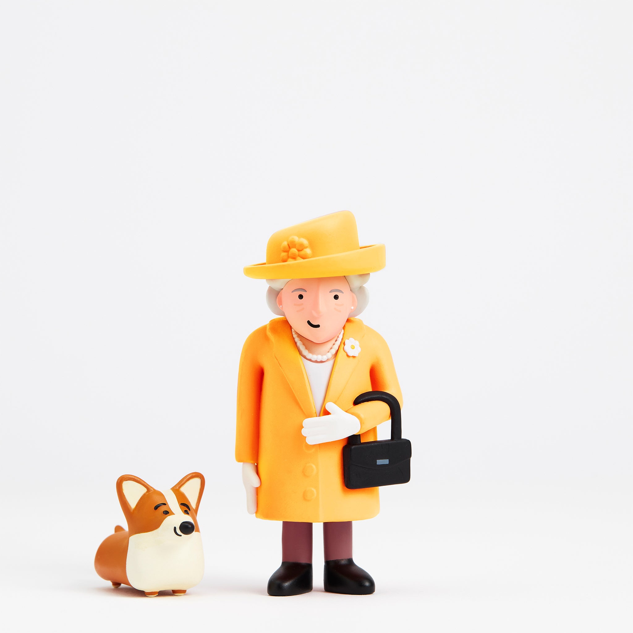 Yellow Queen and Corgi