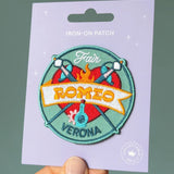 Romeo Embroidered, Iron-on Patch